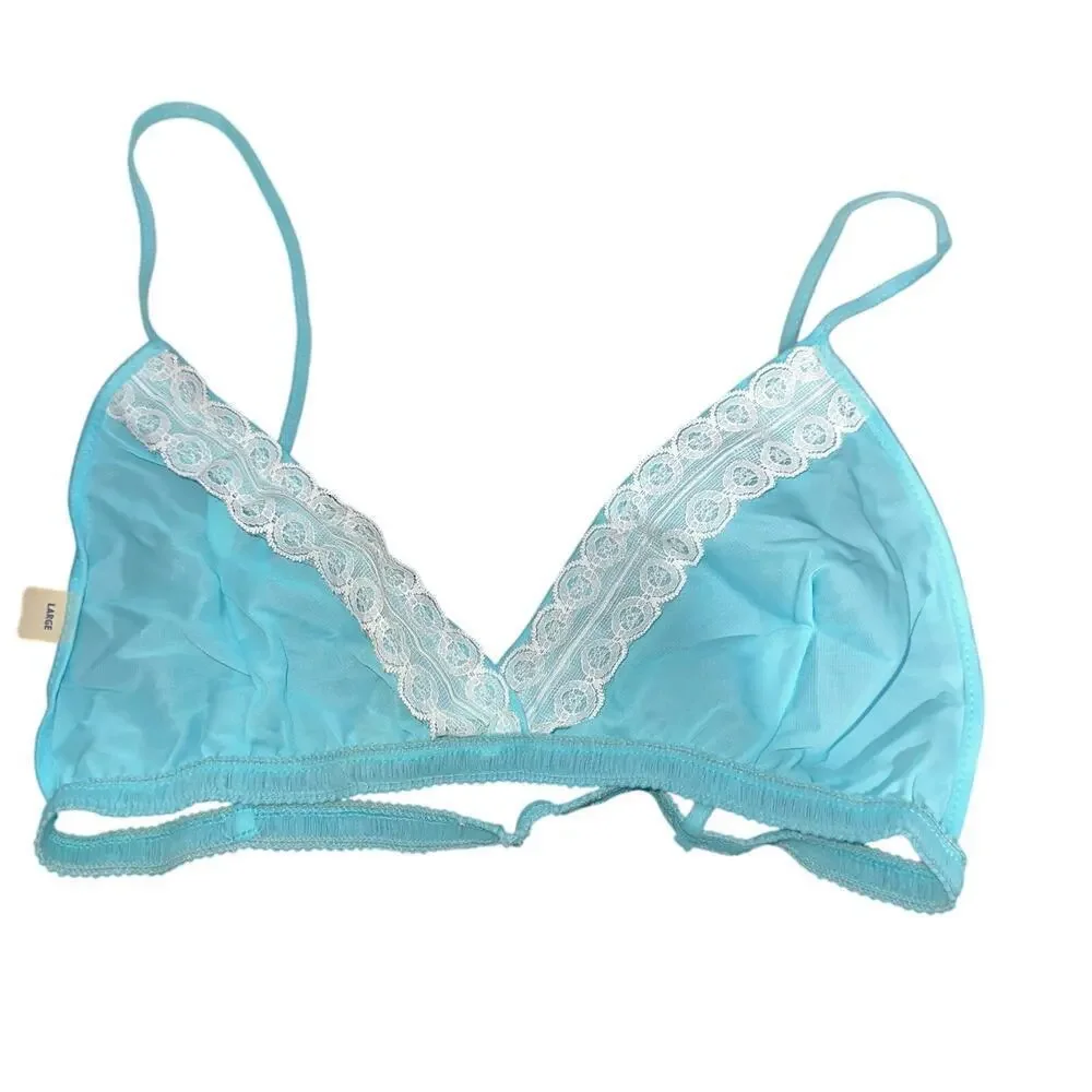 Vintage Cyan bralette sz large